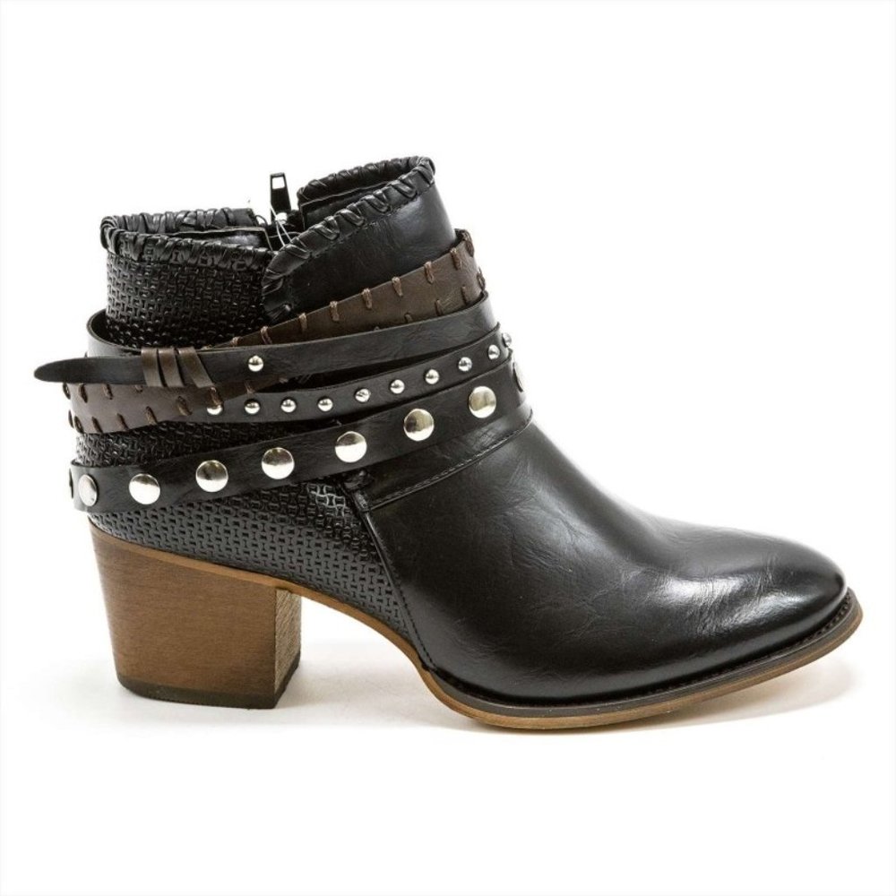 Patrizia - Strappy Ankle Boot - Black - Size 9M